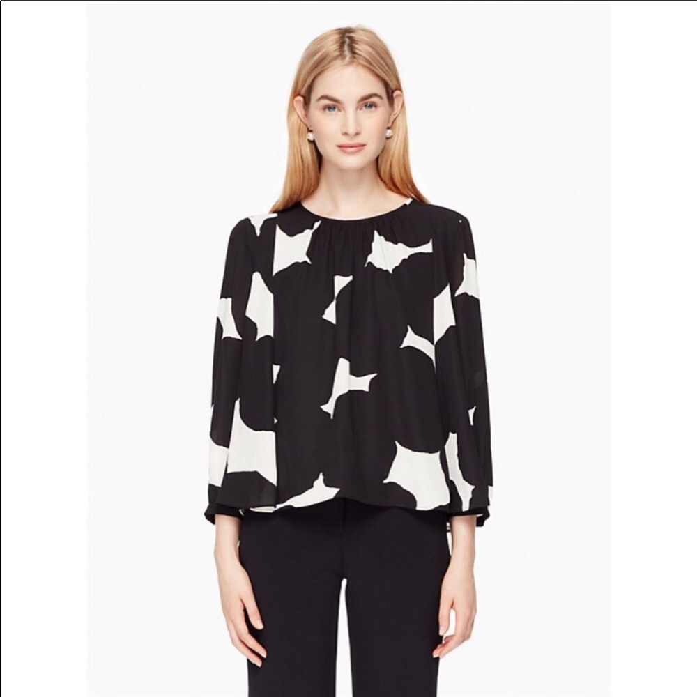 Kate spare - blot dot swing blouse